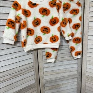 Baby Starters Pumpkin Fleece Costume Set - Orange and White